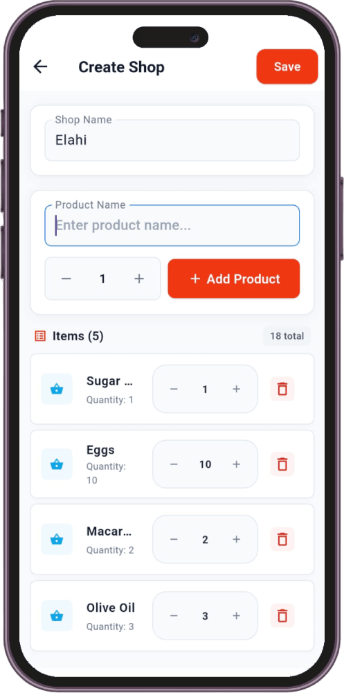 Add Shop and Products