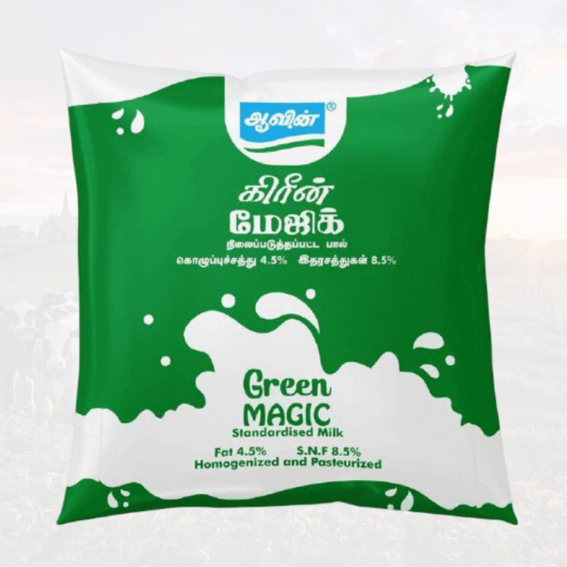 Aavin Milk Green Magic 500 ml