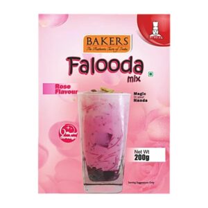 BAKERS Falooda Mix - Rose Flavour, 200g Box