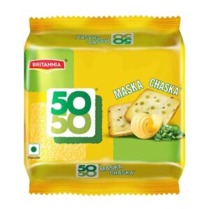 Britannia 50-50 Maska Chaska Biscuits 105g
