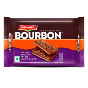 Britannia Bourbon The Original Chocolate Cream Biscuits 50g
