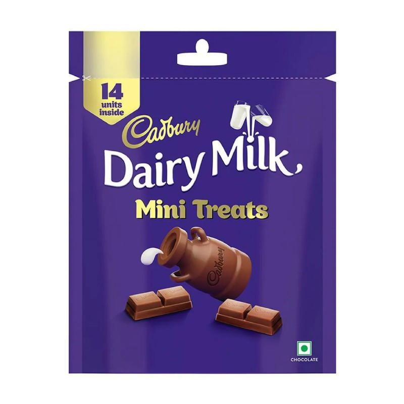 Cadbury Dairy Milk Mini Treats Chocolate Pack 98g