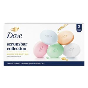 Dove Serum Bar Collection Soap Pack of 5 (125g each)