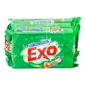 Exo Anti-Bacterial Ginger Twist Dishwash Bar 200 g (Pack of 3)