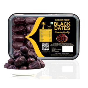 Golden Tree Organic Whole Black Dates 400g