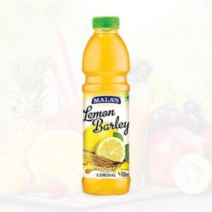 Malas Lemon Barley Cordial - Rich & Refreshing Flavour, 750 ml
