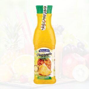 Malas Pineapple Crush - Sweet & Tangy Flavour, 750 ml