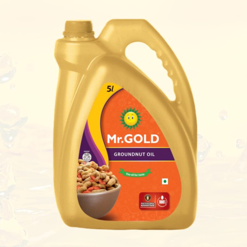 Mr. Gold Groundnut Oil Can 5L
