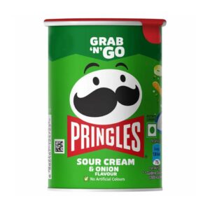 Pringles Grab N Go Sour Cream & Onion Potato Chips 40g
