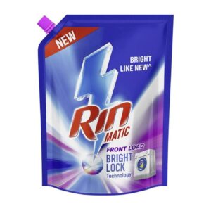 Rin Matic Front Load Bright Lock Technology Liquid Detergent 2L (Pouch)