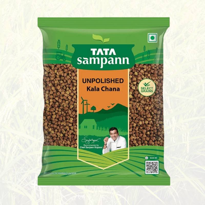 Tata Sampann Unpolished Kala Chana, 1kg