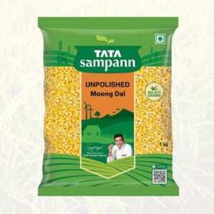 Tata Sampann Unpolished Moong Dal (Split), 1Kg