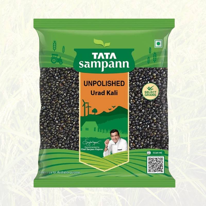 Tata Sampann Unpolished Urad Kali, 500g